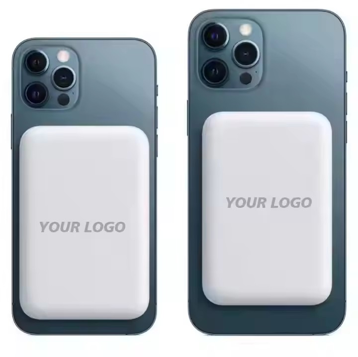Magnetic Wireless Power Bank For iPhone Charger Magnetic Wireless Battery Pack For iPhone 15 Pro Max 14 13 12-Custom Battery Packs
