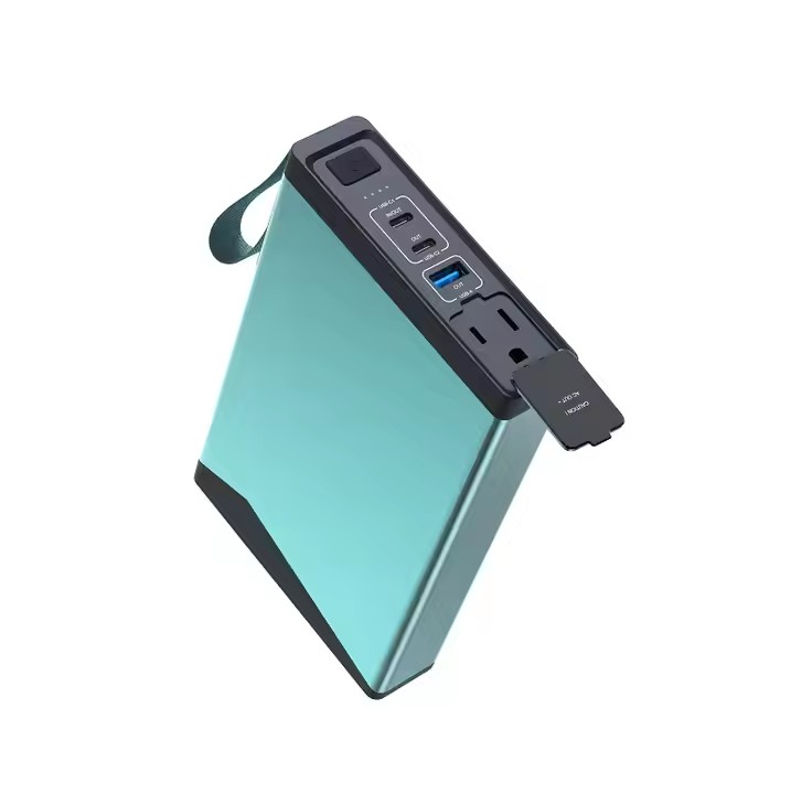 Portable Power Bank with AC Outlet 100W 30000mAh 110V 220V 100W Laptop Charger External Battery Pack Power-Custom Battery Packs